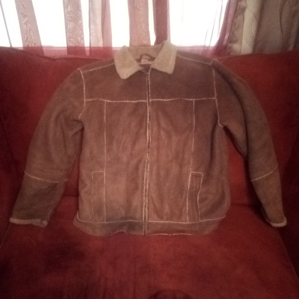 Men's wool and suede Aero jacket